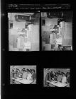 Mrs. Louise Galphin; Women being shown an examination table in a hospital room (4 Negatives) 1955 [Sleeve 27, Folder d, Box 8]